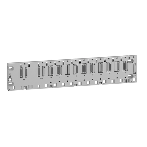 Bastidor Ethernet Redundante de 10 Slot para M580 y M340