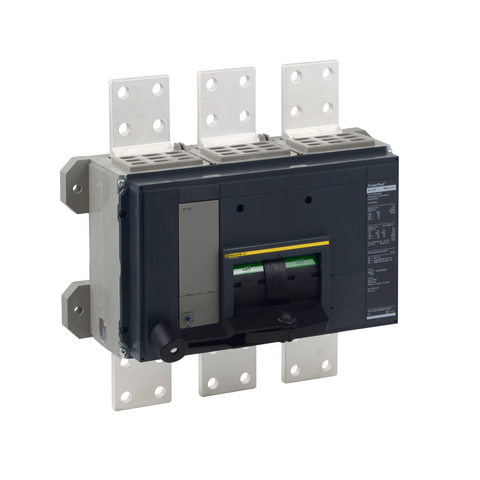 Interruptor Automático PowerPact Termomagnético, 3P, Frame R, 1600A, 100kA/480 VAC