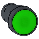 Pulsador no Luminoso IP65 - Nema 3 - Nema 12, Rasante, Verde, NA
