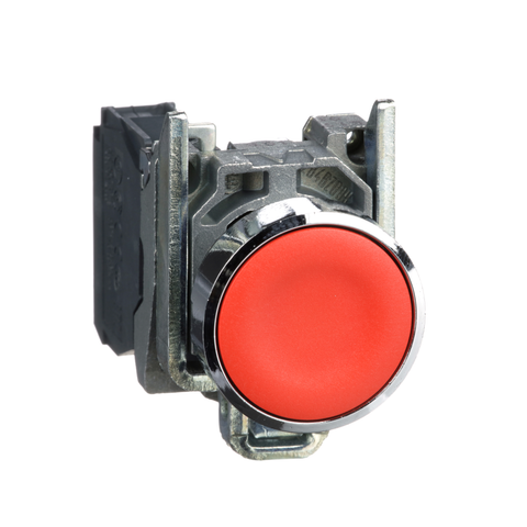 Piloto de Señalización, Metálico, LED (Incluido), 24 VAC/VDC, Rojo