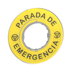 Etiqueta para Pulsador de Parada de Emergencia