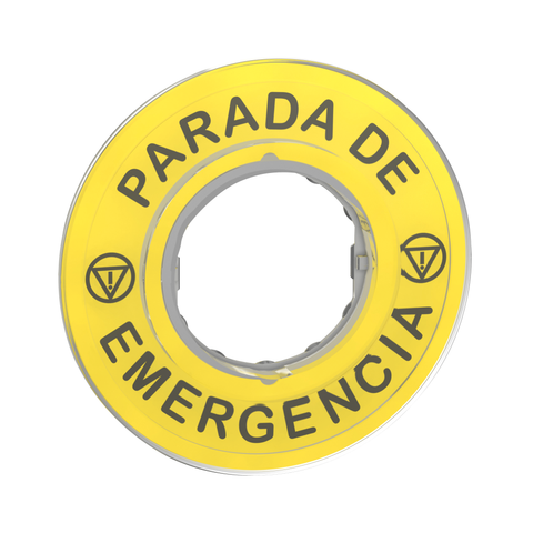 Etiqueta para Pulsador de Parada de Emergencia