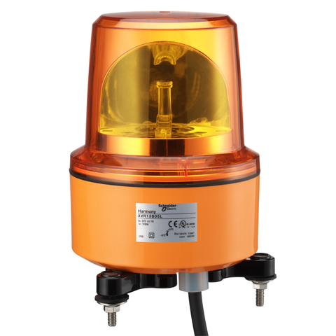 Luces Rotativas XVR (Equipada con LED Súper Brillante), 130mm, IP66, 120 VAC, Rojo