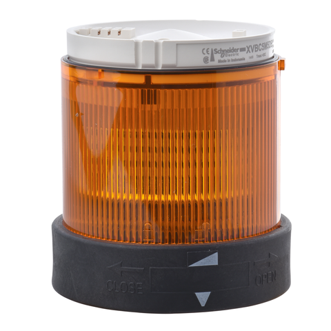 Elemento Luminoso (Incluye Lámpara LED), Permanente, 230 VAC, 70mm, Naranja