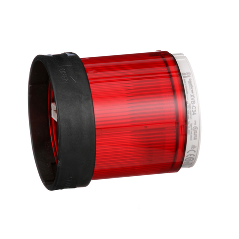 Elemento Luminoso (no Incluye Lámpara), Permanente, Hasta 250 VAC/DC, 70mm, Rojo