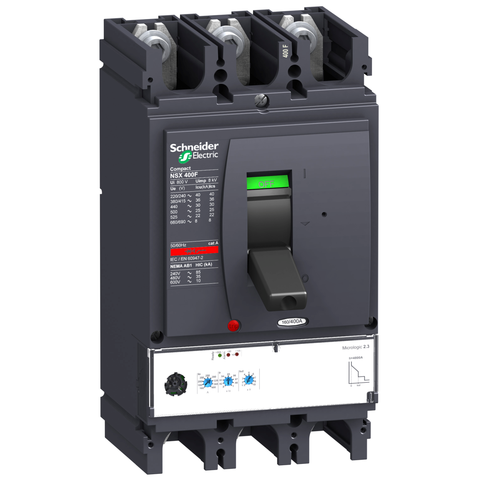 Interruptor Automático Regulable Compact NSX400H, 160-400 A, 3P