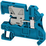 Bornera de Control y Potencia Tipo Tornillo para Conductor Neutro, Azul, 4 mm2, 250 V, 32 A