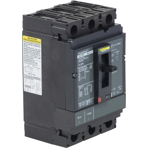 Interruptor Automático PowerPact Termomagnético, 3P, Frame H, 50A, 35kA/480 VAC