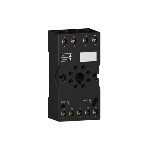 Base para Relé Enchufable Zelio Relay RUM Universal, 8 Pines, IP20
