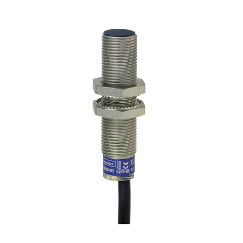 Detector Inductivo, Metálico, Empotrable, Ø 12mm, IP68, 4 Sn(m), NA, PNP, 3 Hilos, 12-48 VDC